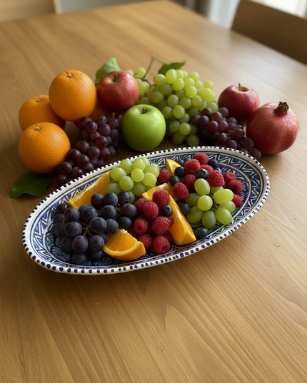 Keramik Ovale Schale