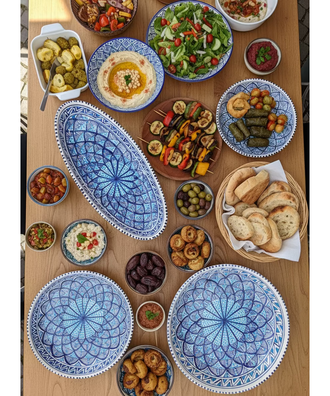 Keramik Ovale Schale