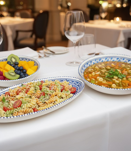 Keramik Ovale Schale