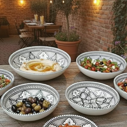 Angebot Keramik flache schale - Aleya Keramik