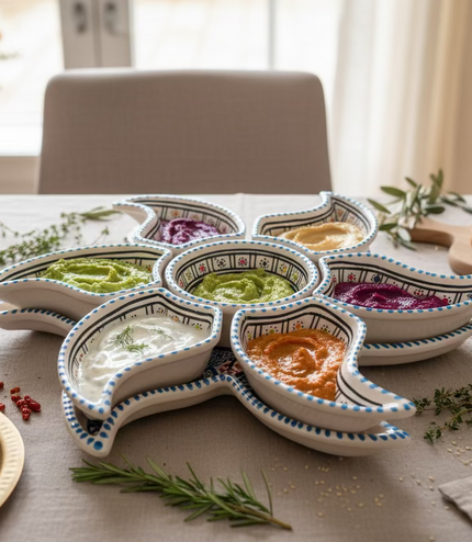 Tapas Schale Sonne – Handgefertigte Keramik | Aleya Keramik