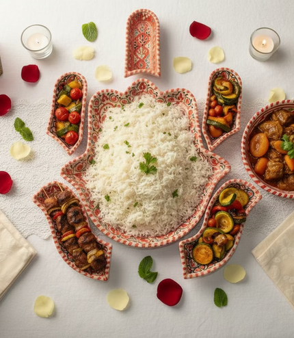 Tapas-Schale „Hand“ – handgefertigt - Aleya Keramik