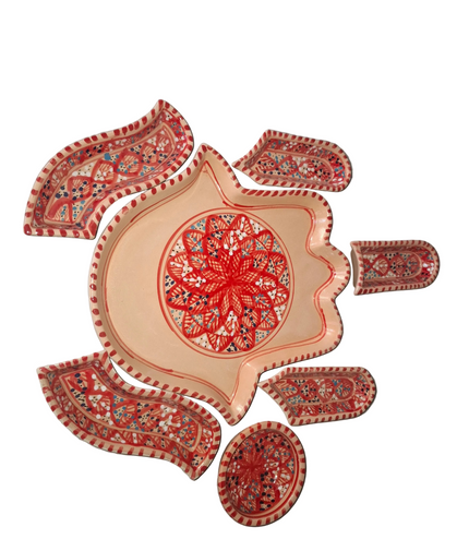 Tapas-Schale „Hand“ – handgefertigt - Aleya Keramik