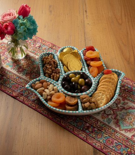 Tapas-Schale „Hand“ – handgefertigt - Aleya Keramik