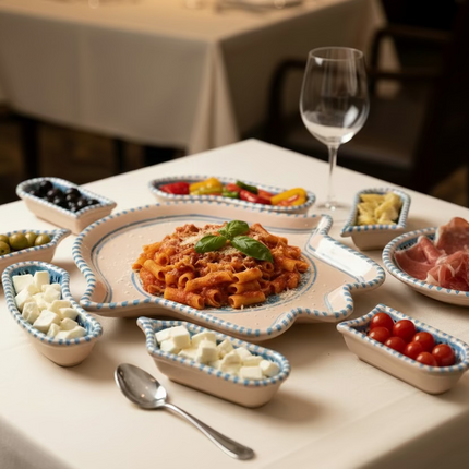 Tapas-Schale „Hand“ – handgefertigt - Aleya Keramik