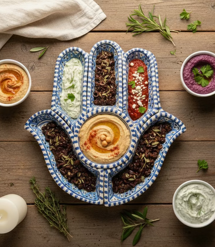 Tapas-Schale „Hand“ – handgefertigt