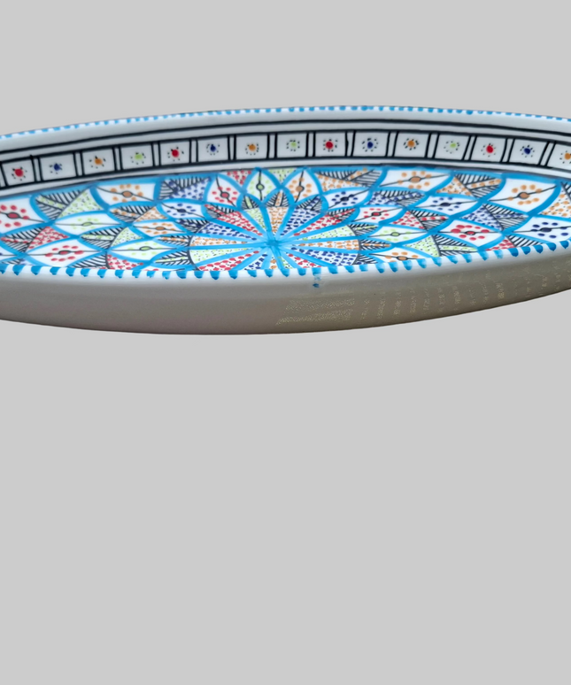 Keramik Ovale Schale