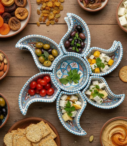 Tapas Schale Sonne – Handgefertigte Keramik | Aleya Keramik