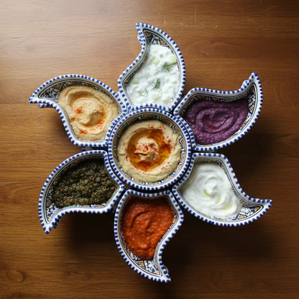 Tapas-Schale „Sonne“ – handgefertigt