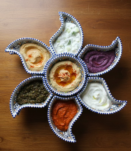 Tapas-Schale „Sonne“ – handgefertigt