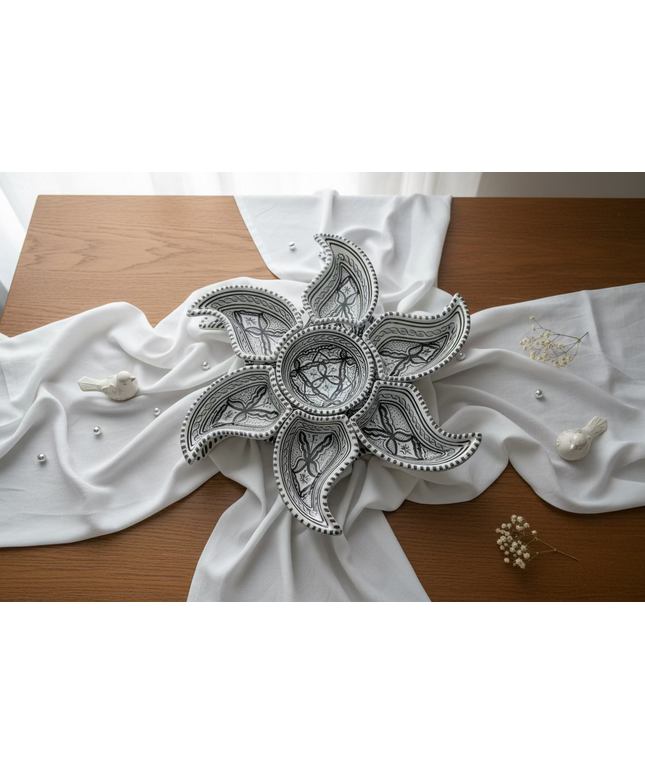 Tapas-Schale „Sonne“ – handgefertigt