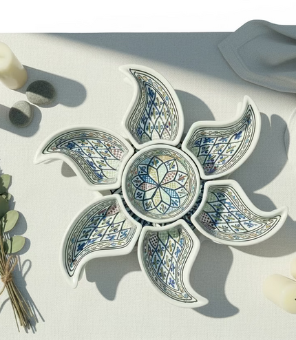 Tapas-Schale „Sonne“ – handgefertigt