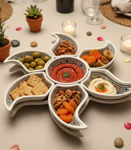 Tapas-Schale „Sonne“ – handgefertigt