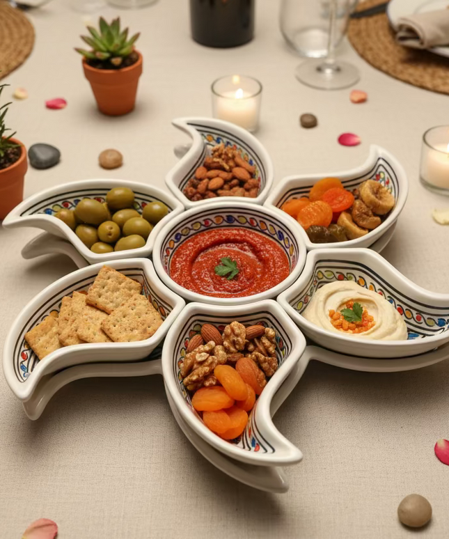 Tapas-Schale „Sonne“ – handgefertigt