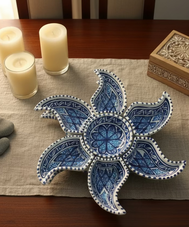 Tapas-Schale „Sonne“ – handgefertigt