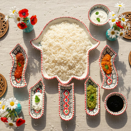Tapas-Schale „Hand“ – handgefertigt - Aleya Keramik