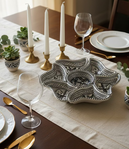 Tapas-Schale „Blume“ – handgefertigt