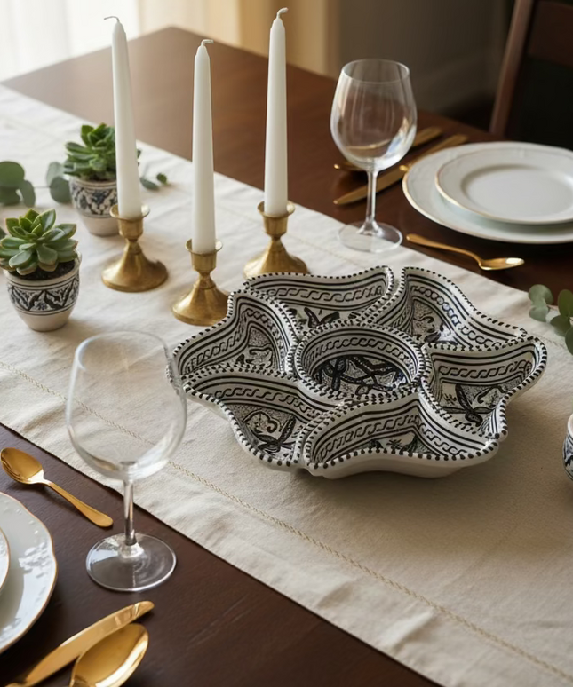 Tapas-Schale „Blume“ – handgefertigt