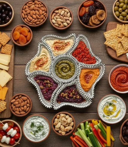 Tapas-Schale „Blume“ – handgefertigt