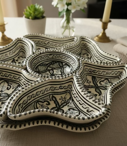 Tapas-Schale „Blume“ – handgefertigt