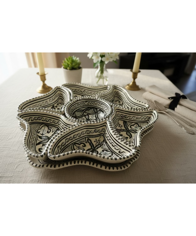 Tapas-Schale „Blume“ – handgefertigt