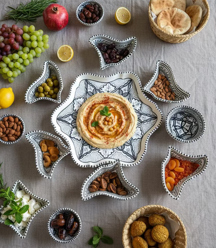 Tapas-Schale „Blume“ – handgefertigt