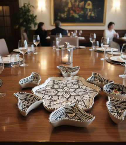 Tapas-Schale „Blume“ – handgefertigt