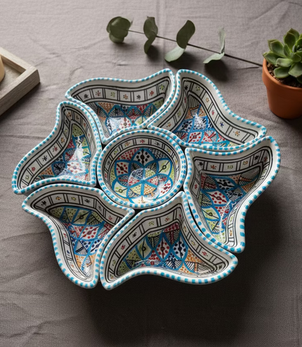 Tapas-Schale „Blume“ – handgefertigt