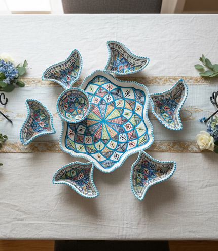 Tapas-Schale „Blume“ – handgefertigt