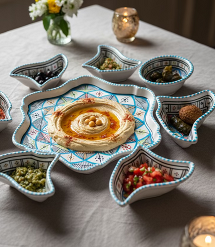 Tapas-Schale „Blume“ – handgefertigt