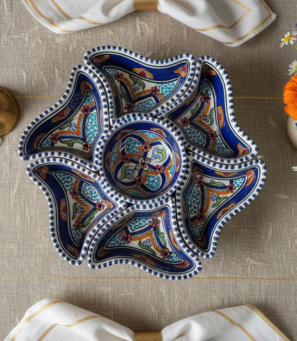 Tapas-Schale „Blume“ – handgefertigt