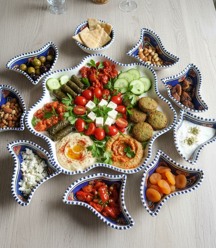 Tapas-Schale „Blume“ – handgefertigt