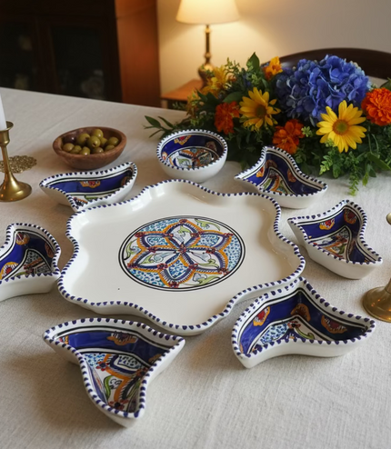 Tapas-Schale „Blume“ – handgefertigt