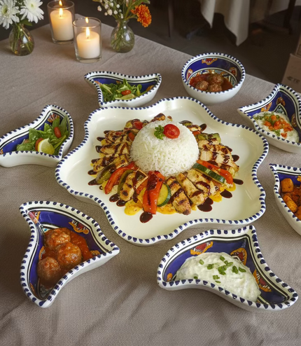 Tapas-Schale „Blume“ – handgefertigt