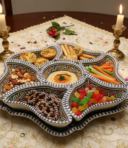 Tapas-Schale „Blume“ – handgefertigt