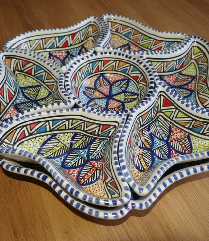 Tapas-Schale „Blume“ – handgefertigt