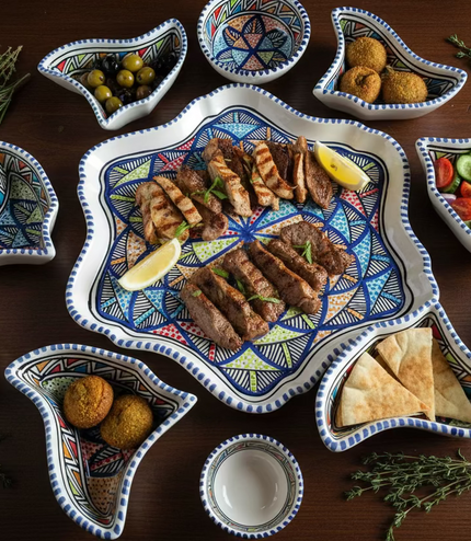 Tapas-Schale „Blume“ – handgefertigt