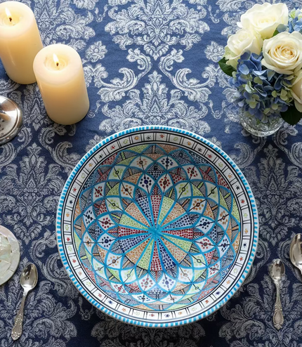 Tiefe Keramik-Schale – handgefertigt