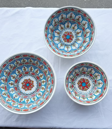 Tiefe Keramik-Schale – handgefertigt