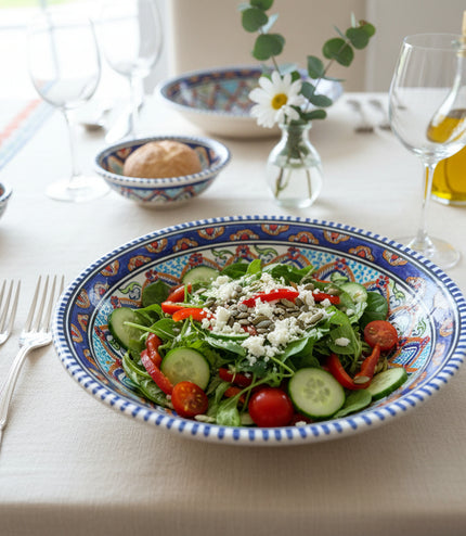 Tiefe Keramik-Schale – handgefertigt - Aleya Keramik