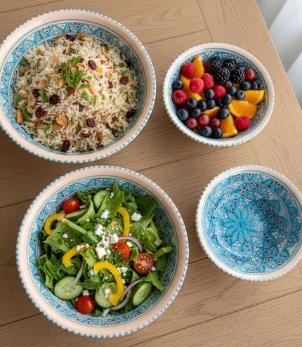 Tiefe Keramik-Schale – handgefertigt