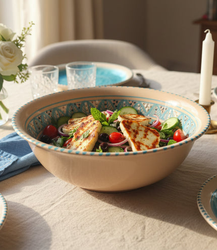 Tiefe Keramik-Schale – handgefertigt