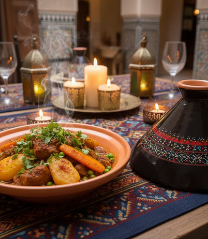 Tajine aus Keramik glasiert – handgefertigt