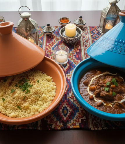 Tajine aus Keramik glasiert – handgefertigt