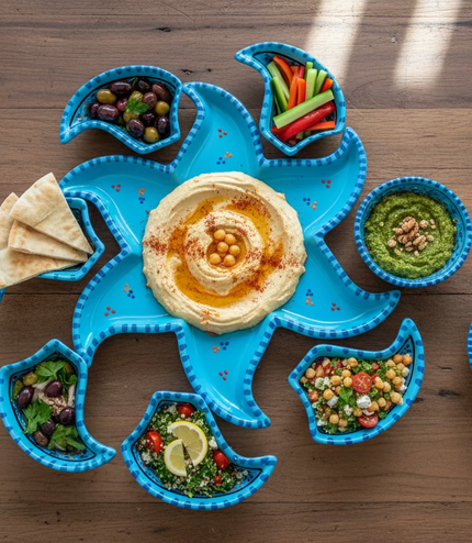 Tapas-Schale „Sonne“ – handgefertigt
