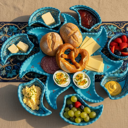 Tapas-Schale „Sonne“ – handgefertigt