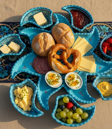 Tapas-Schale „Sonne“ – handgefertigt