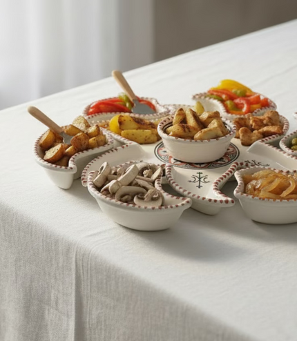 Tapas-Schale „Sonne“ – handgefertigt