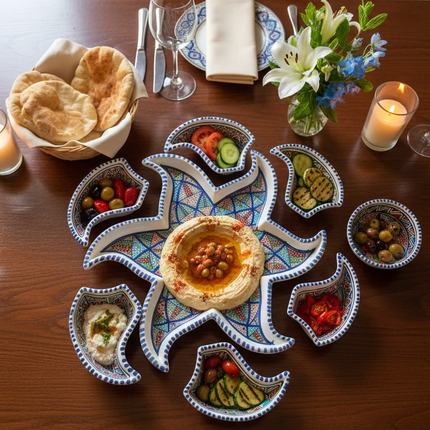 Tapas-Schale „Sonne“ – handgefertigt