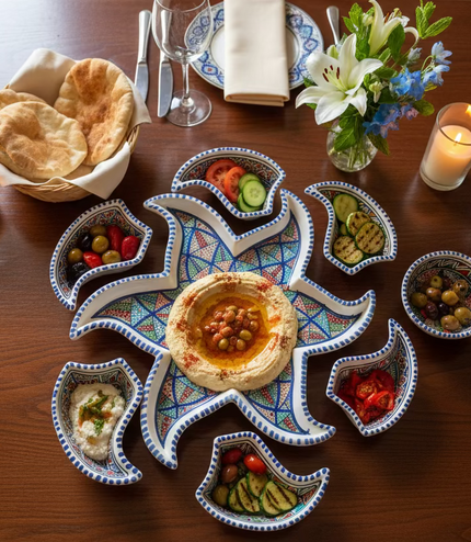 Tapas-Schale „Sonne“ – handgefertigt